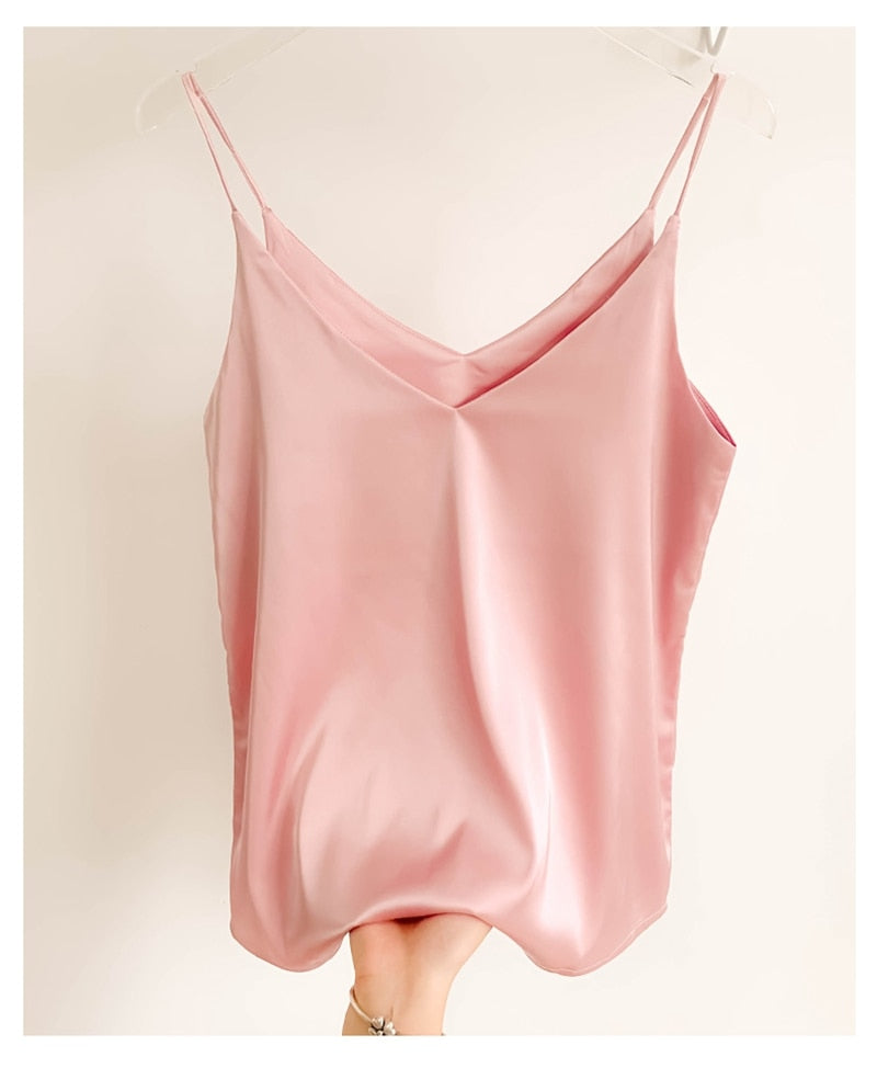 Summer Camisole Slim V-Neck Tank Tops for Women