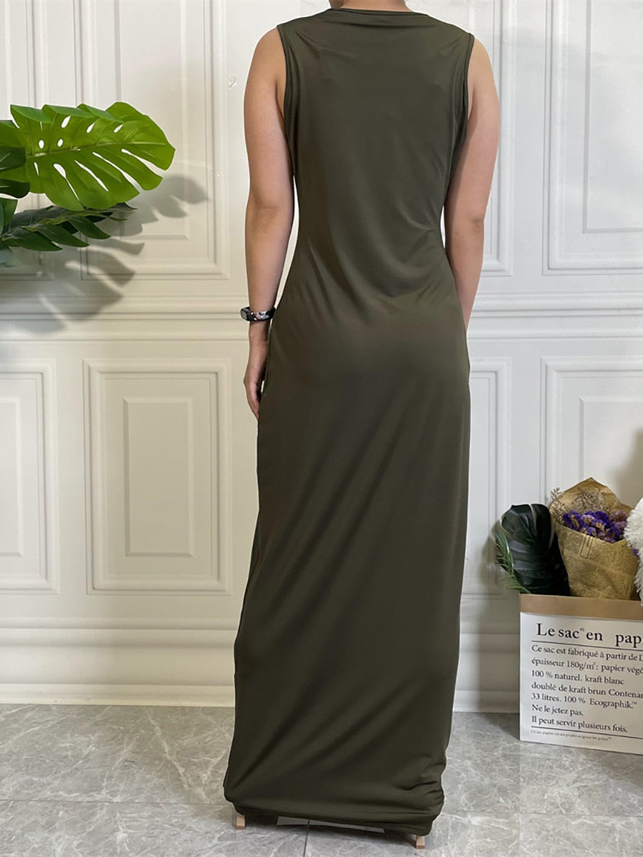 Middle Eastern Muslim Abaya Casual Islamic Dress for Women