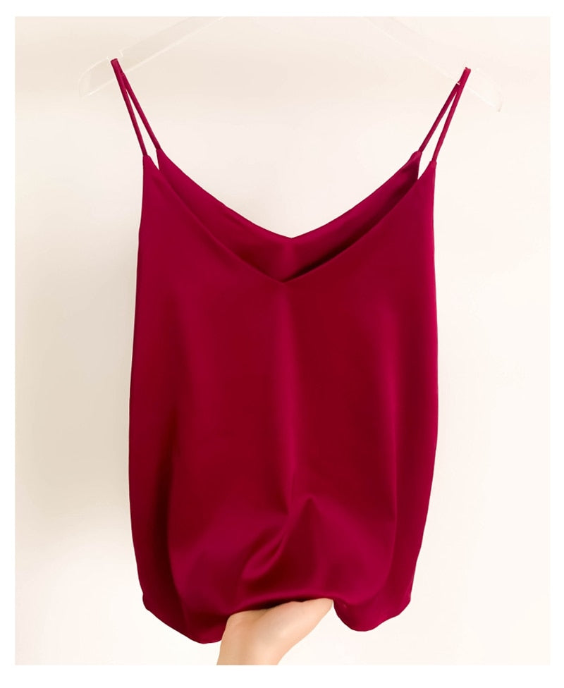 Summer Camisole Slim V-Neck Tank Tops for Women