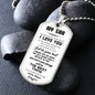 My Son| Do Your Best - Dog Tag Military Chain