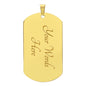 My Son| Do Your Best - Dog Tag Military Chain