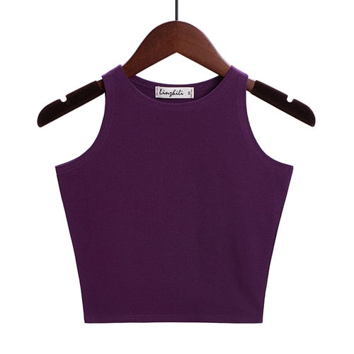 Fashion Crop Top Sexy Sleeveless Bustier for Women