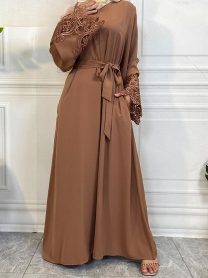 Elegant Dubai Abaya Modest Islamic Dress for Women - Elegant Dubai Abaya Modest Islamic Dress for Women