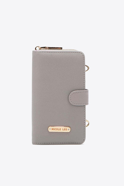 Nicole Lee USA Two-Piece Crossbody Phone Case Wallet